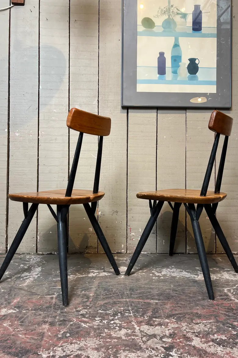 Chaises Pirkka – Tapiovaara, années 50