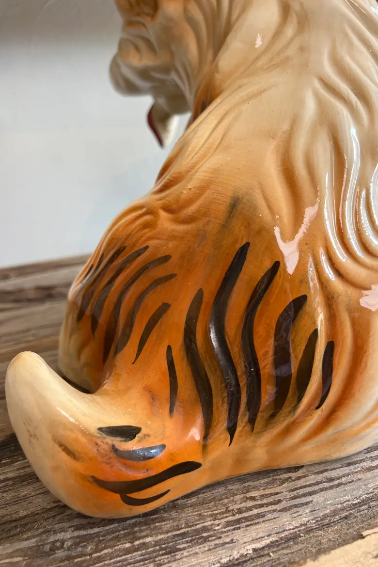 Chien en faïence, années 70