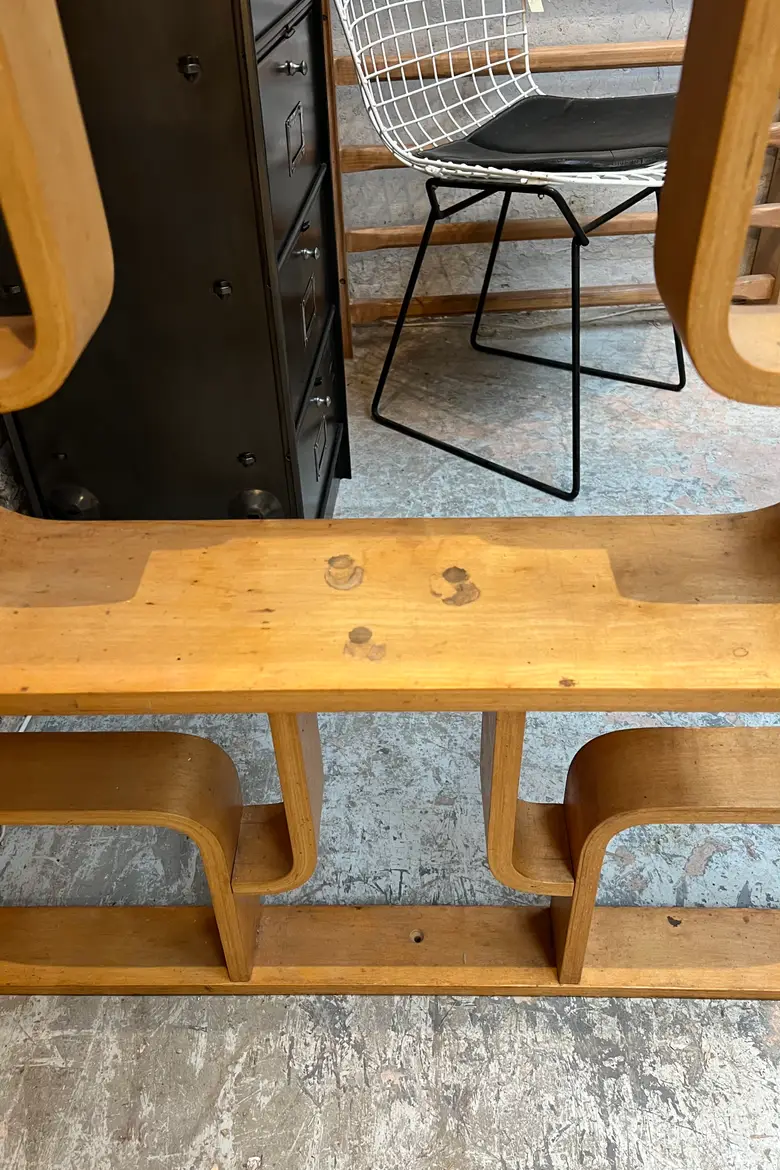 Claustra vintage en bois 1950