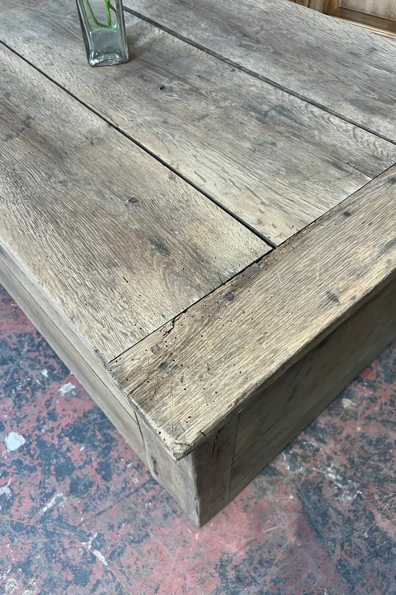 Coffre en chêne 19ème