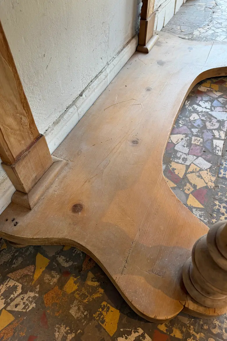 Coiffeuse anglaise en sapin – XIXe siècle