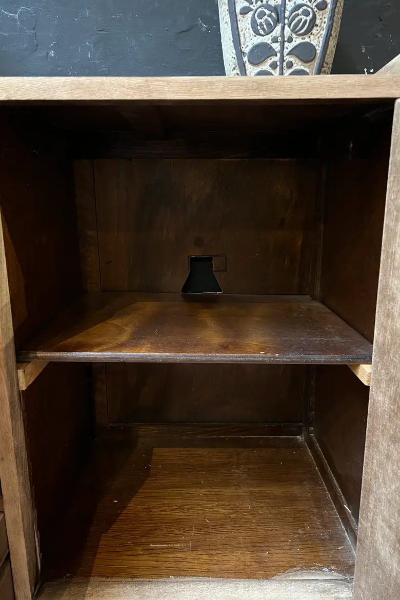 Commode vintage en chêne Années 50