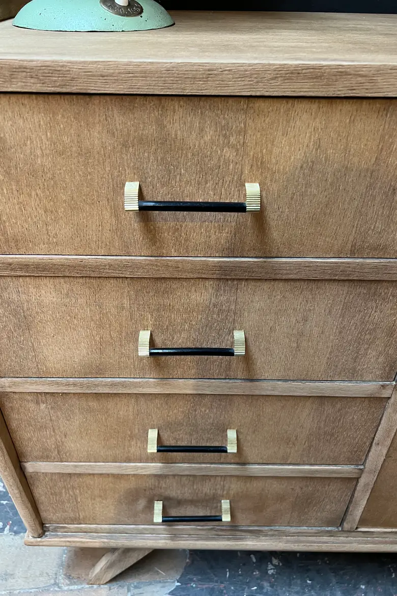 Commode vintage en chêne Années 50
