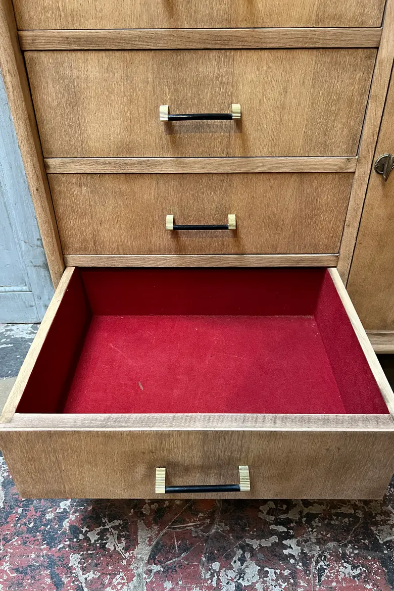 Commode vintage en chêne Années 50