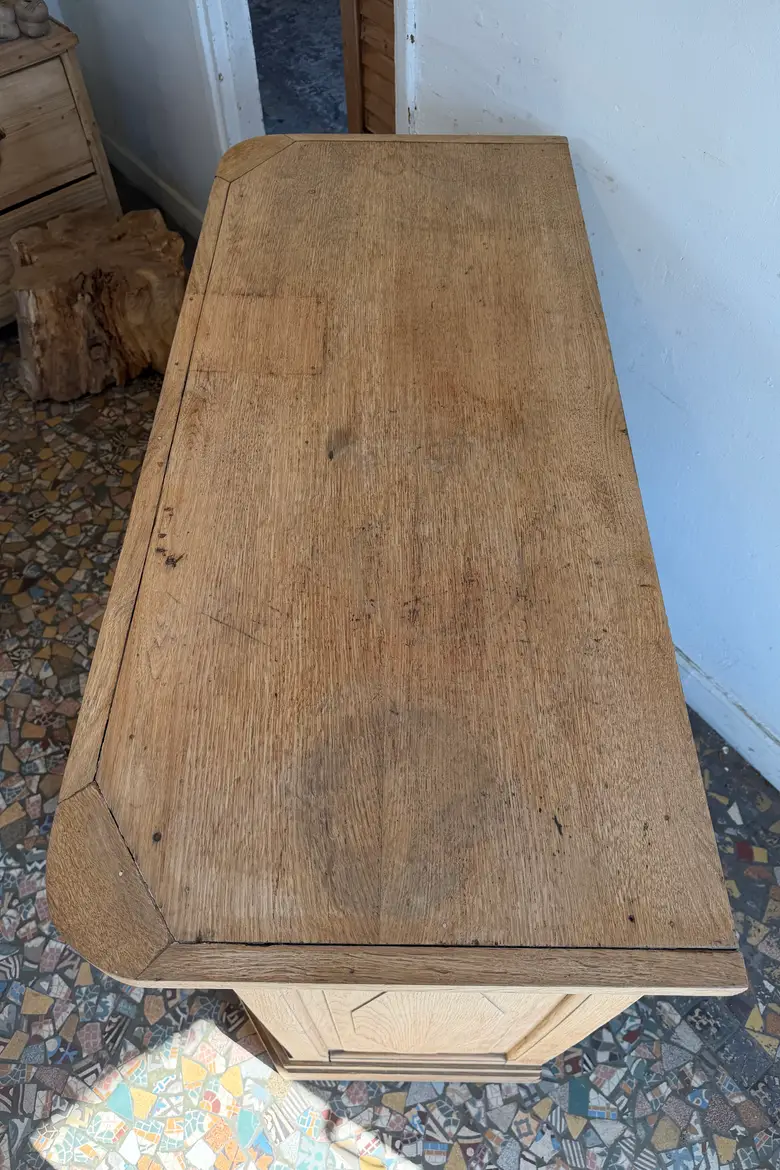 Comptoir art déco en chêne – XXe siècle