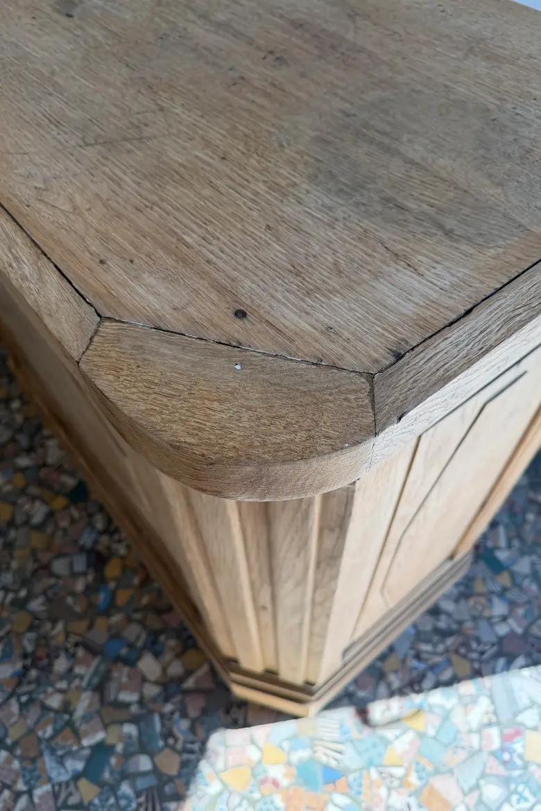 Comptoir art déco en chêne – XXe siècle