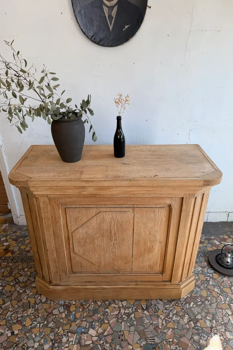 Comptoir art déco en chêne – XXe siècle