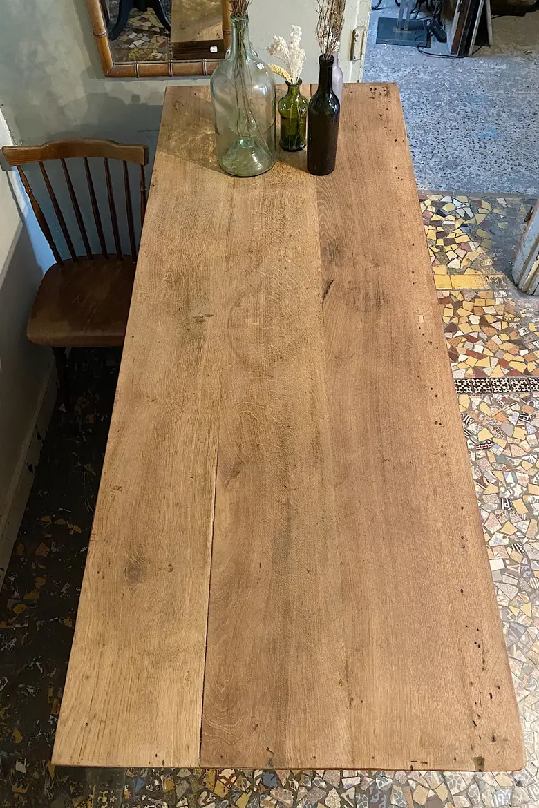 Comptoir de bistrot en chêne Début XXème