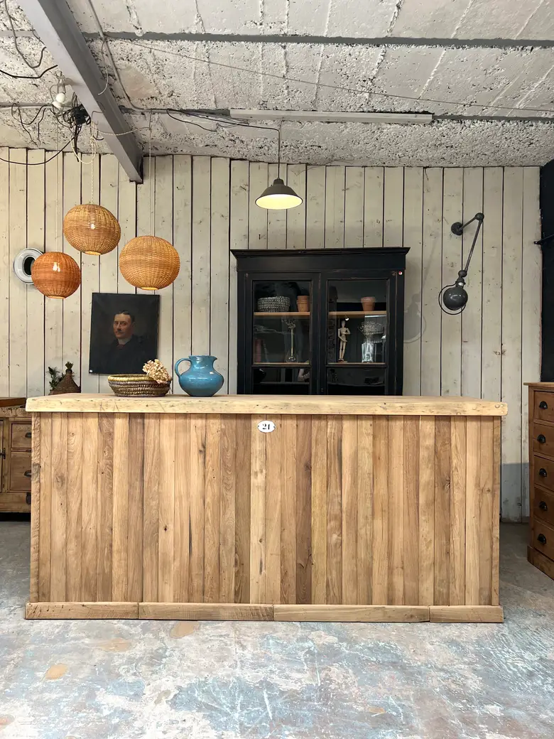 Comptoir en chêne  Contemporain