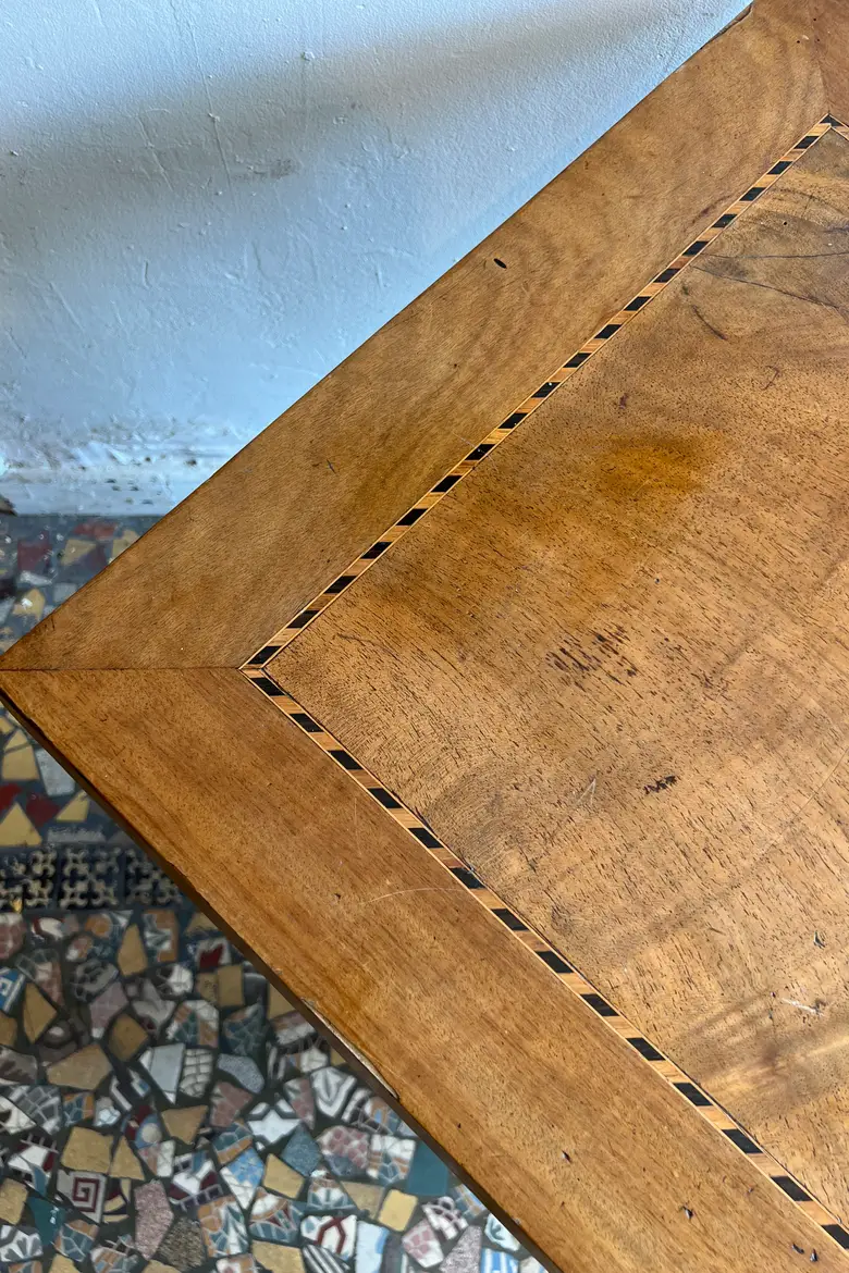 Console Art déco en noyer – années 30