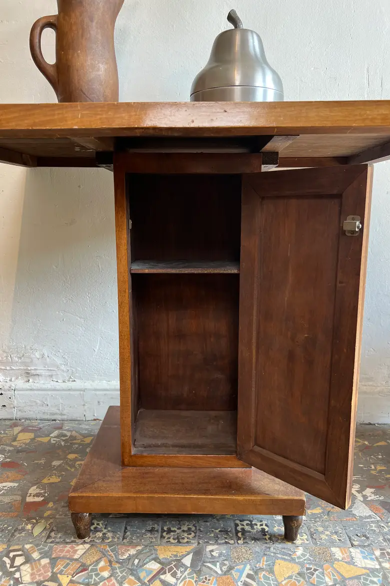 Console Art déco en noyer – années 30