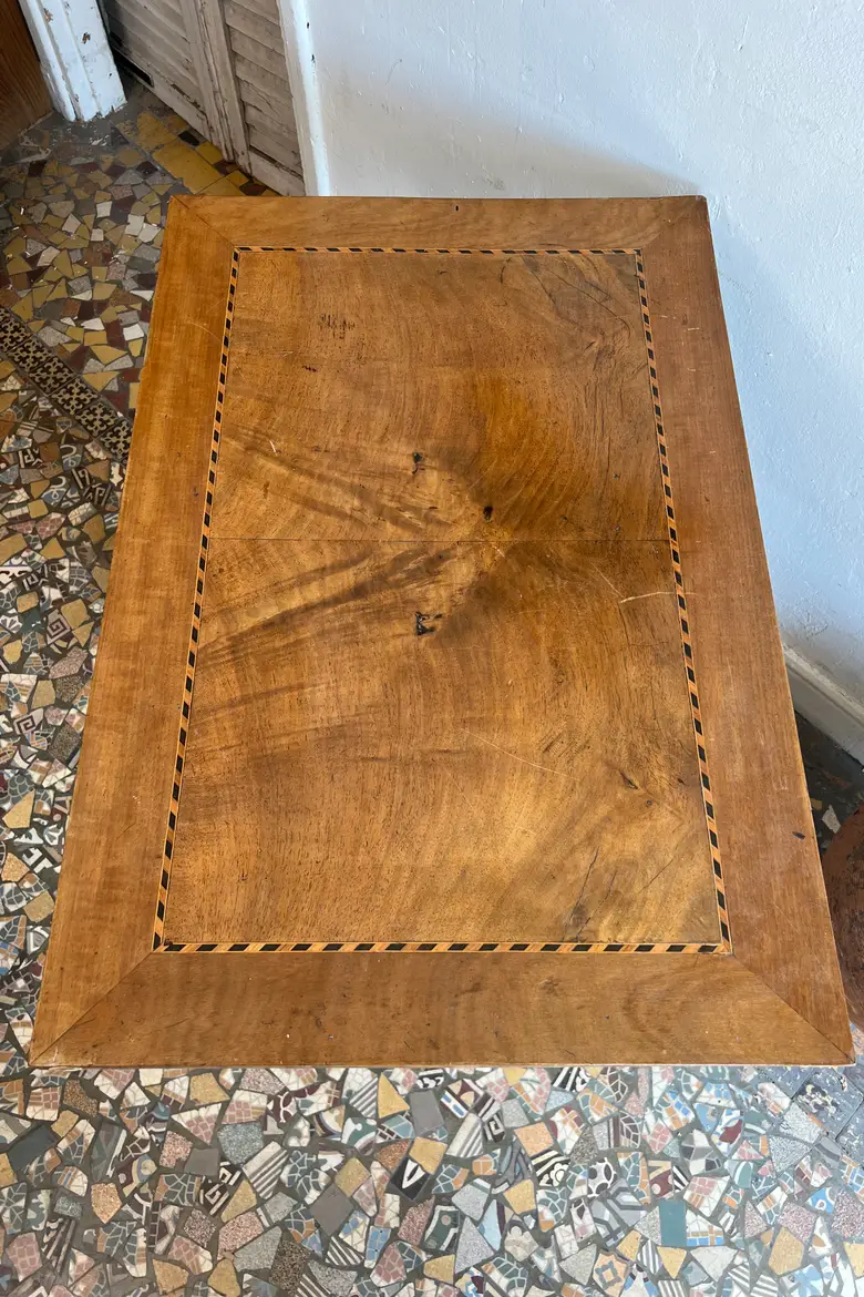 Console Art déco en noyer – années 30