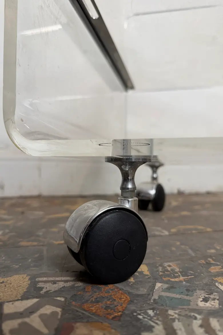 Desserte vintage en plexiglas – Années 70/80
