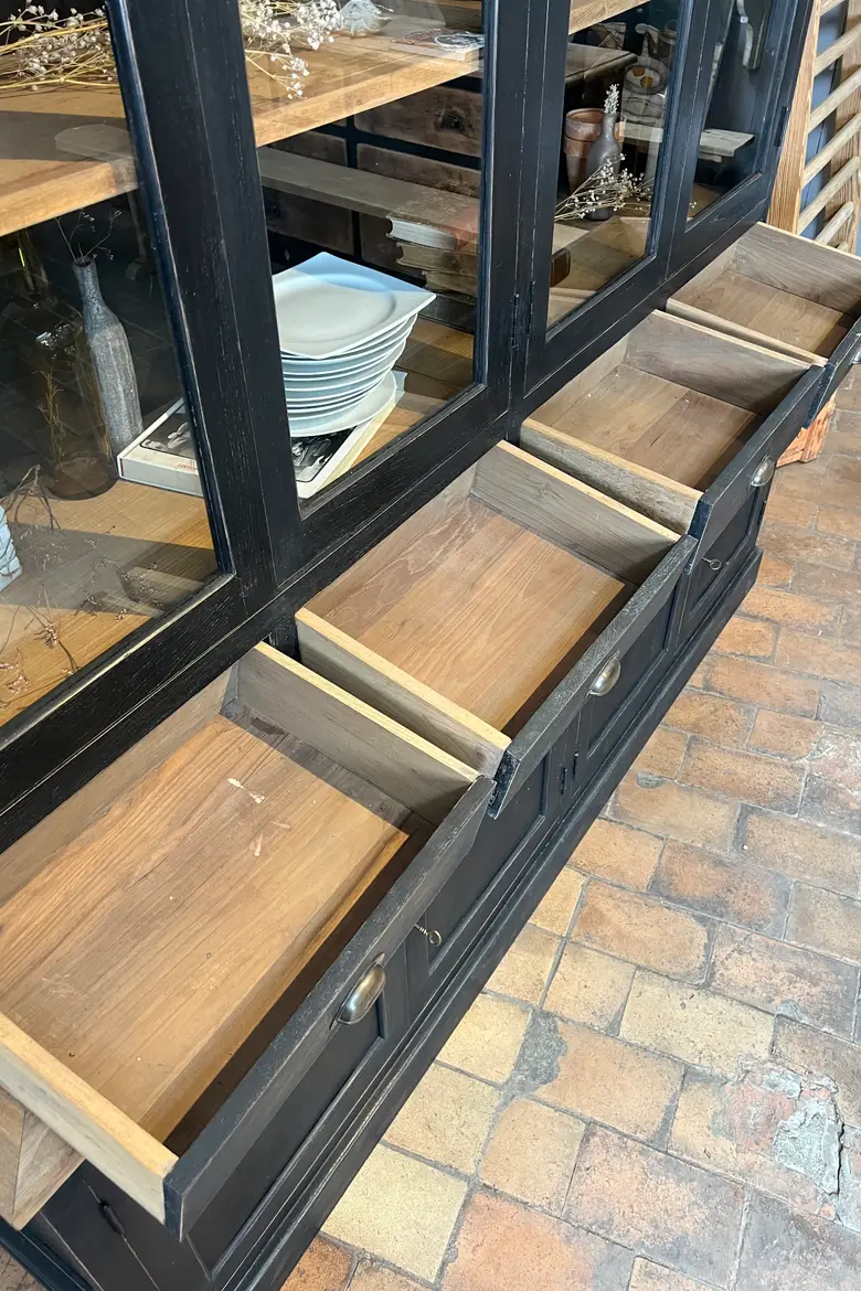 Deux corps / bibliothèque en chêne