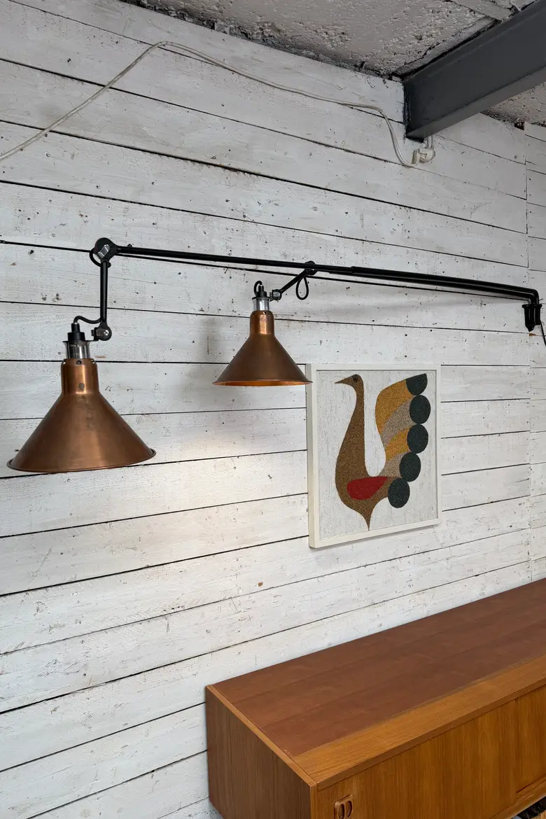 Double applique Lampe Gras