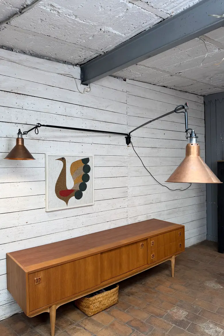 Double applique Lampe Gras