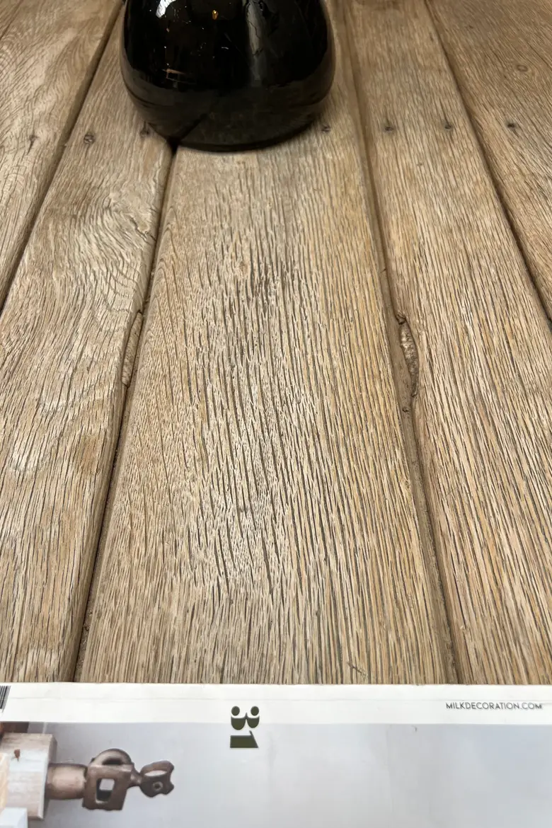 Table basse en chêne fin 19ème