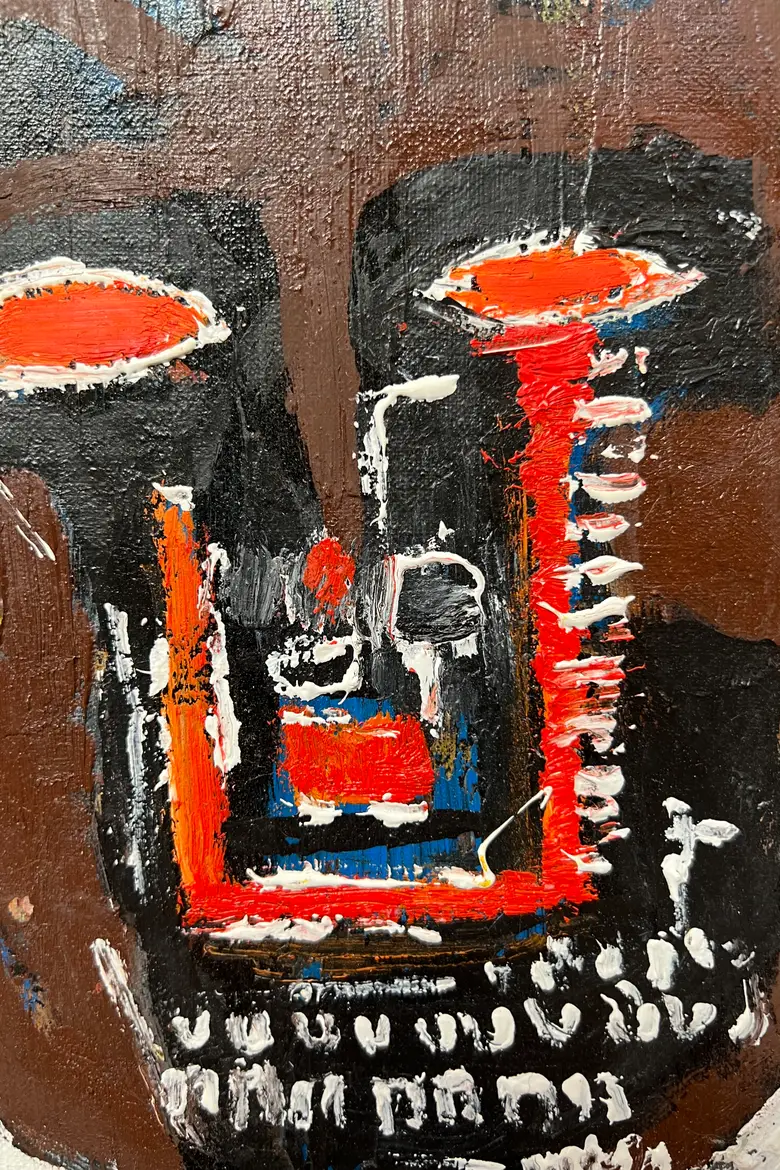Tableau de street art dans le goût de Jean Michel Basquiat