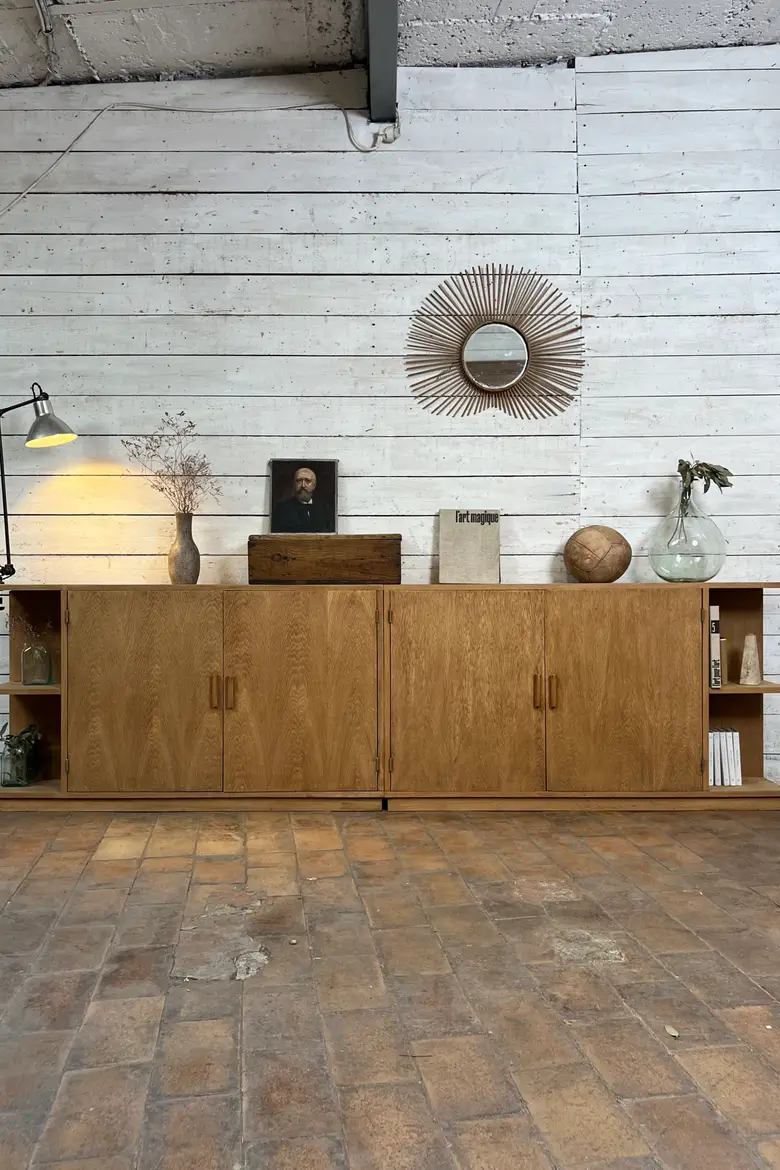 Enfilade en chêne – Années 50