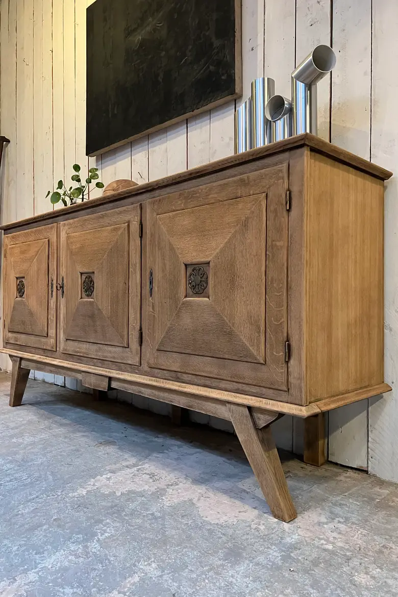 Enfilade en chêne Années 50