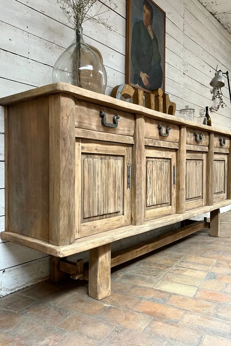 Enfilade scandinave en orme des années 60