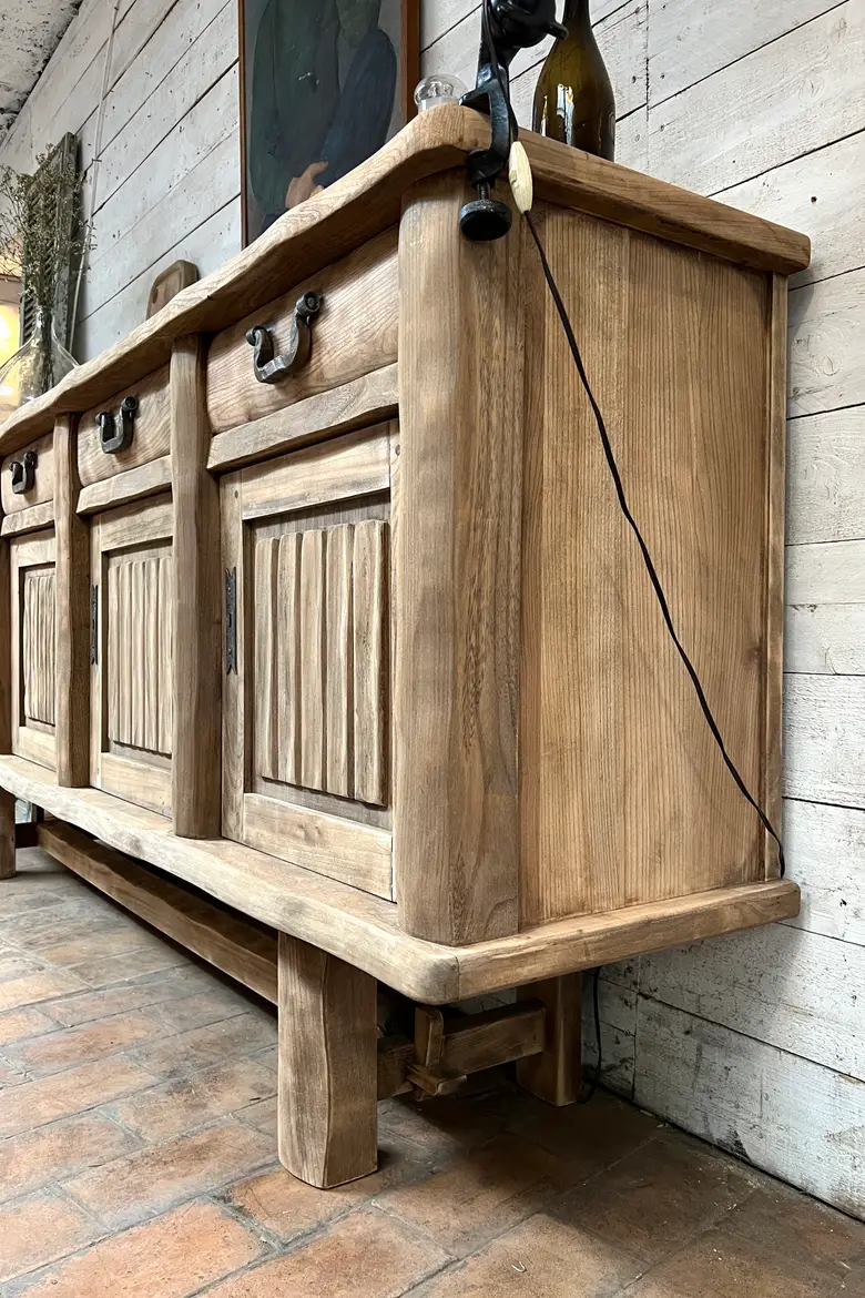 Enfilade scandinave en orme des années 60
