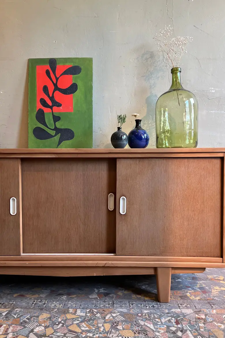 Enfilade vintage en chêne Années 60