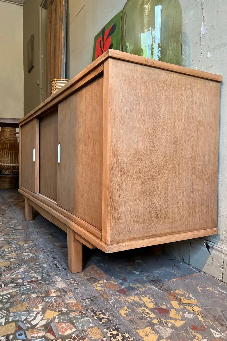 Enfilade vintage en chêne Années 60