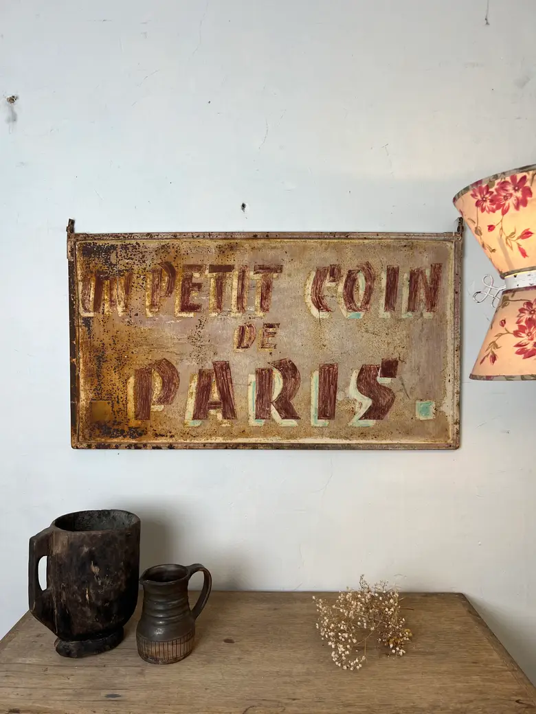 Enseigne de commerce début 20ème
