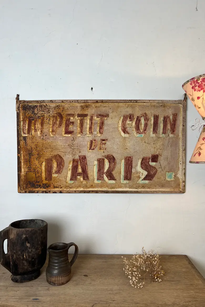 Enseigne de commerce début 20ème — Enseigne de commerce début 20ème