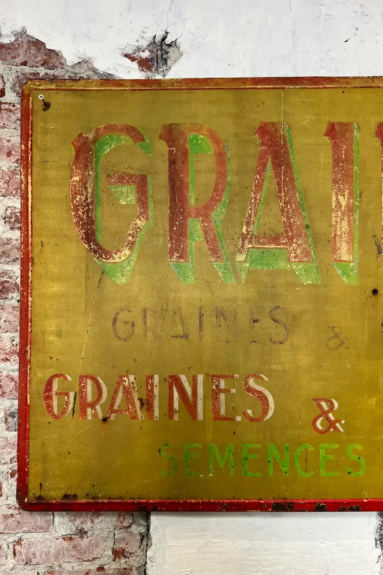 Enseigne de graineterie