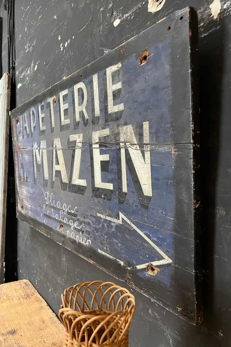 Enseigne  de magasin Début 1900