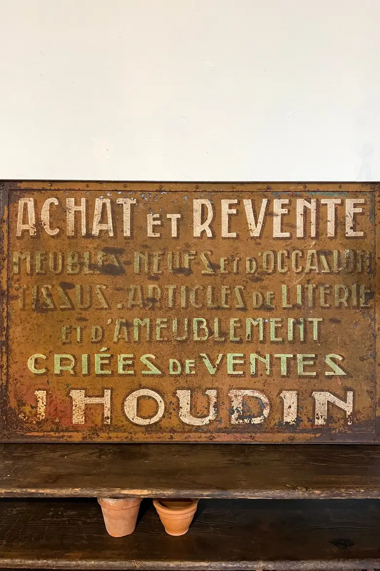 Enseigne de magasin Début XXème