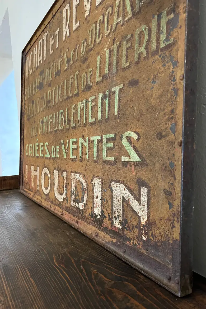 Enseigne de magasin Début XXème