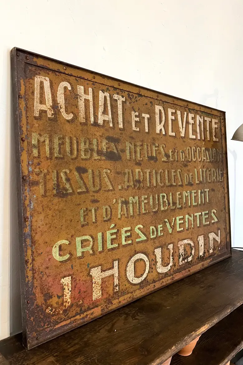 Enseigne de magasin Début XXème