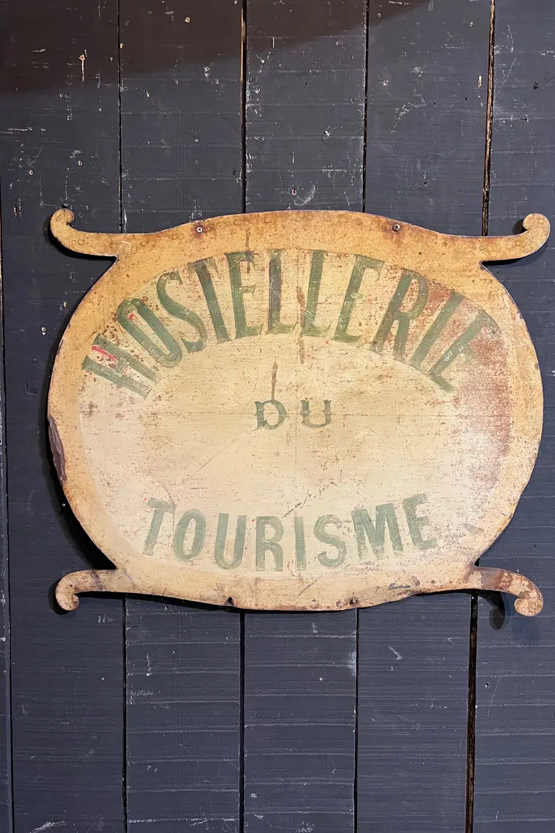 Enseigne d’hôtel 1900