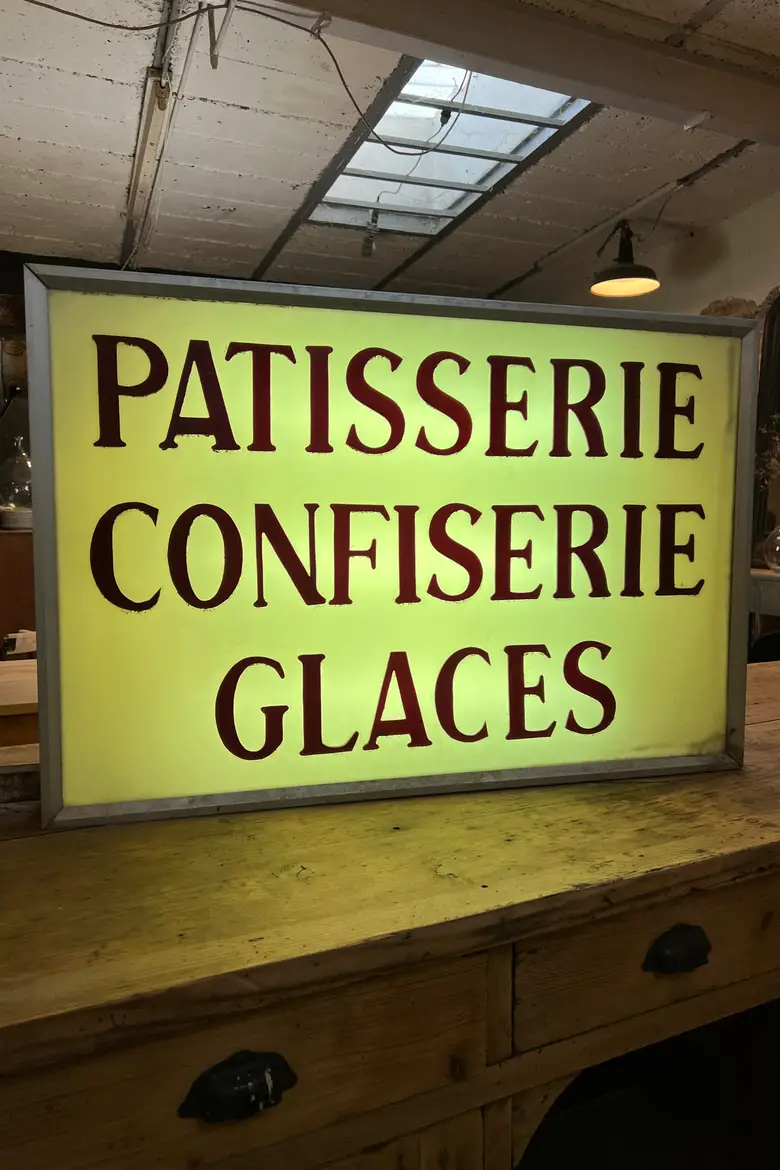 Enseigne lumineuse vintage