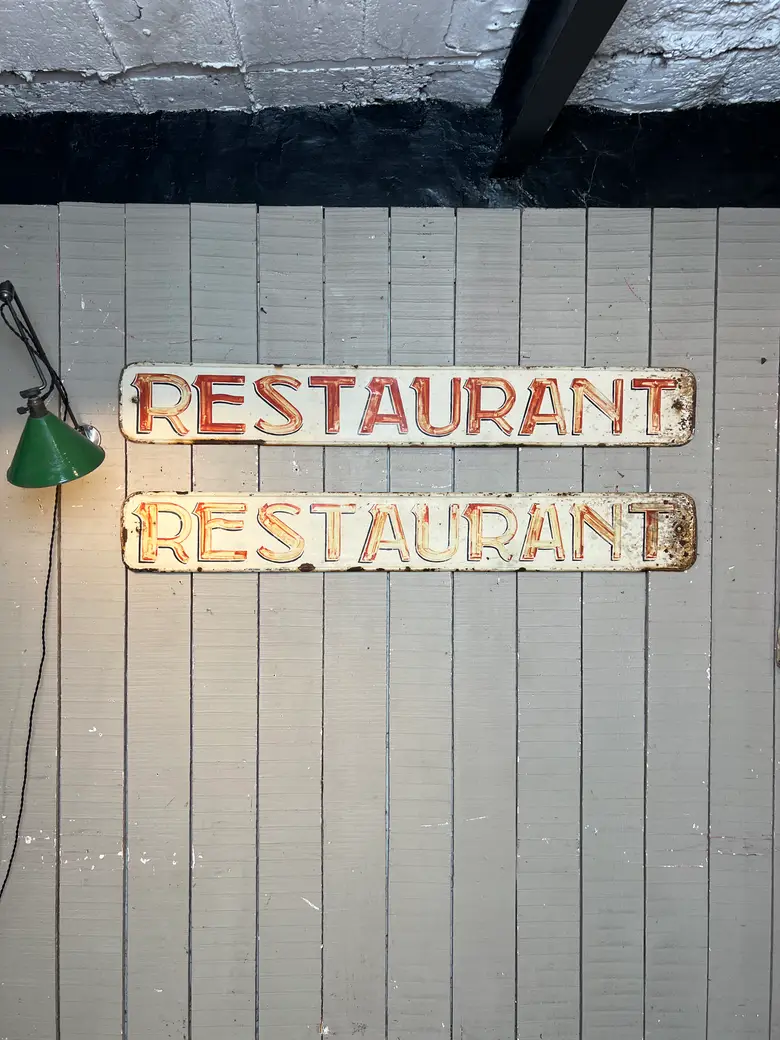 Enseigne Restaurant