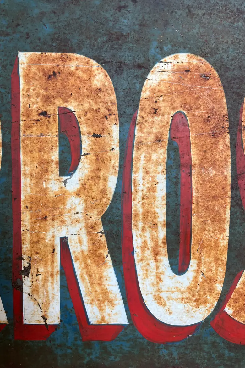 Enseigne vintage “Carrosserie” – Années 50
