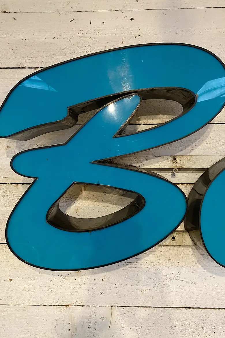 Enseigne vintage de magasin Années 60
