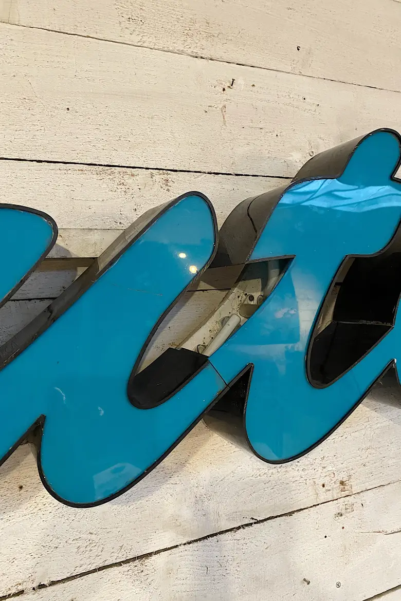 Enseigne vintage de magasin Années 60