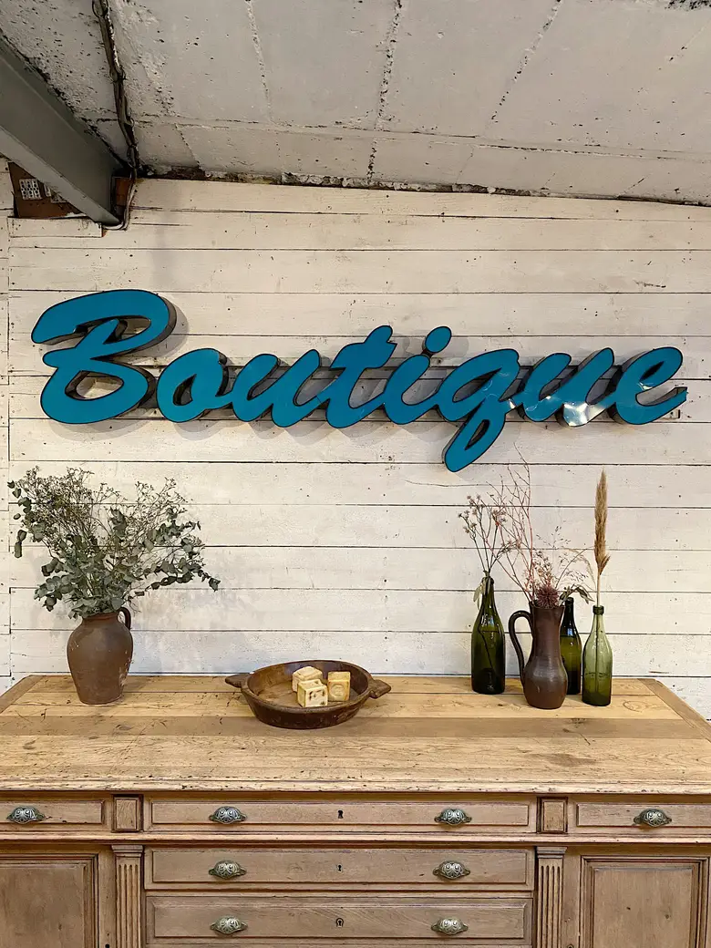 Enseigne vintage de magasin Années 60