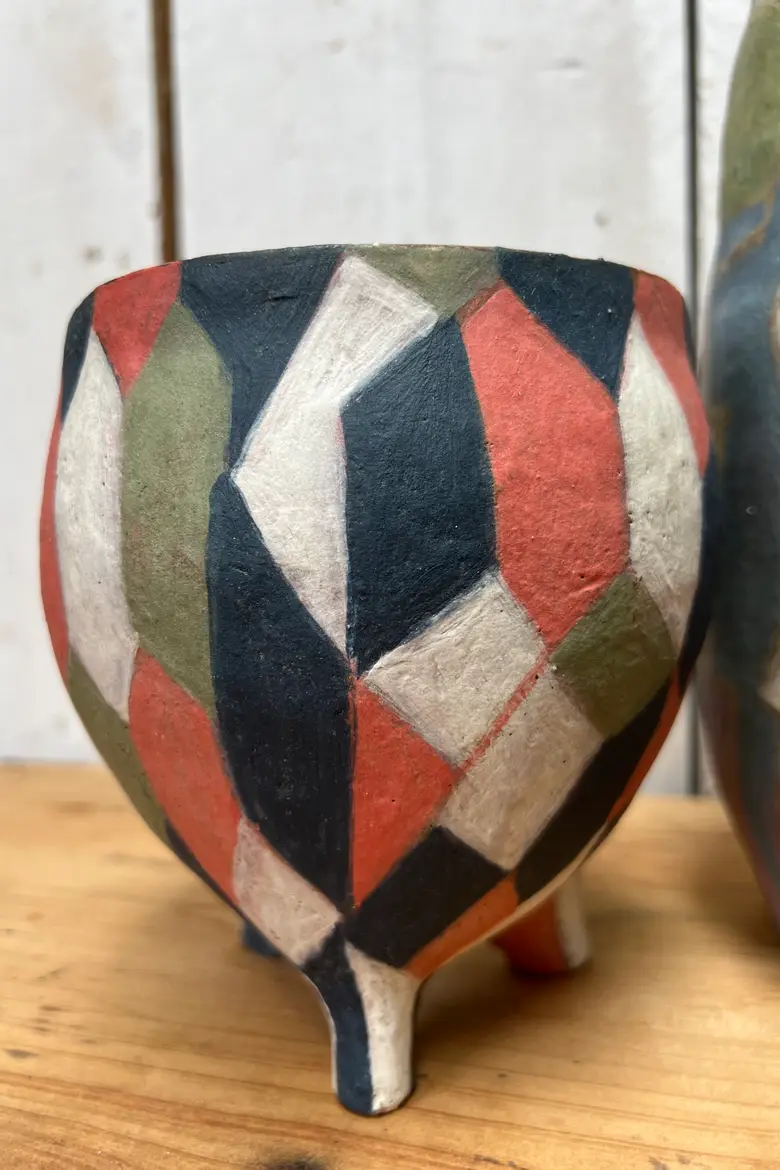 Ensemble de 3 vases scandinaves vintage