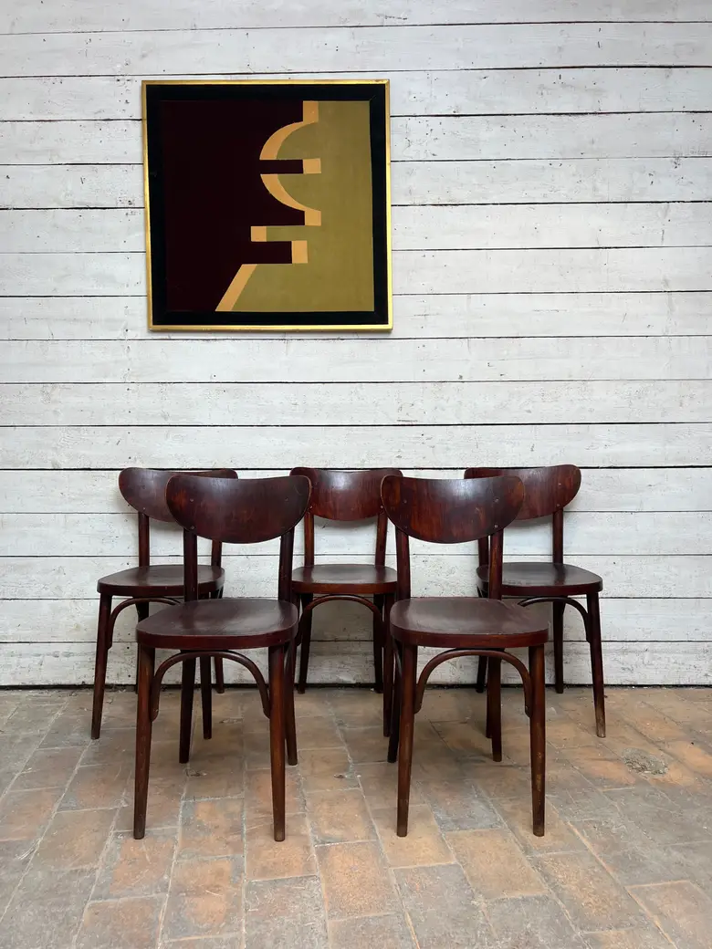 Ensemble de chaises bistrot Thonet