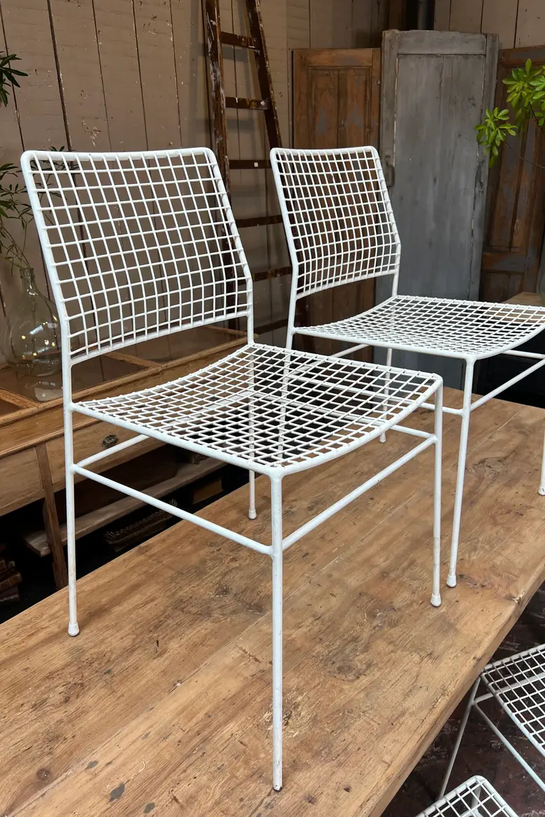 Ensemble de chaises et tabourets 1960