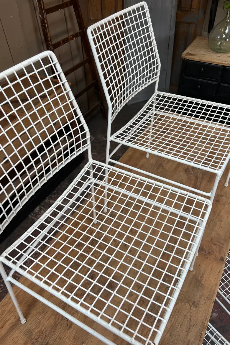 Ensemble de chaises et tabourets 1960