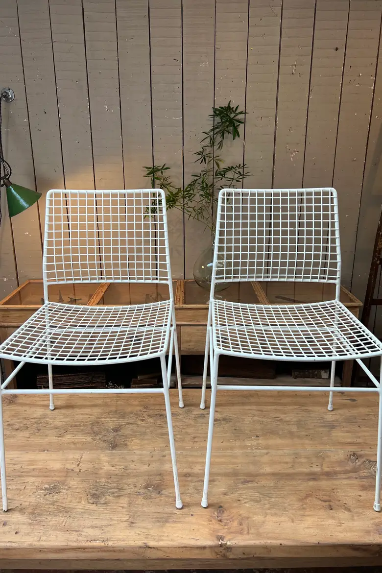 Ensemble de chaises et tabourets 1960