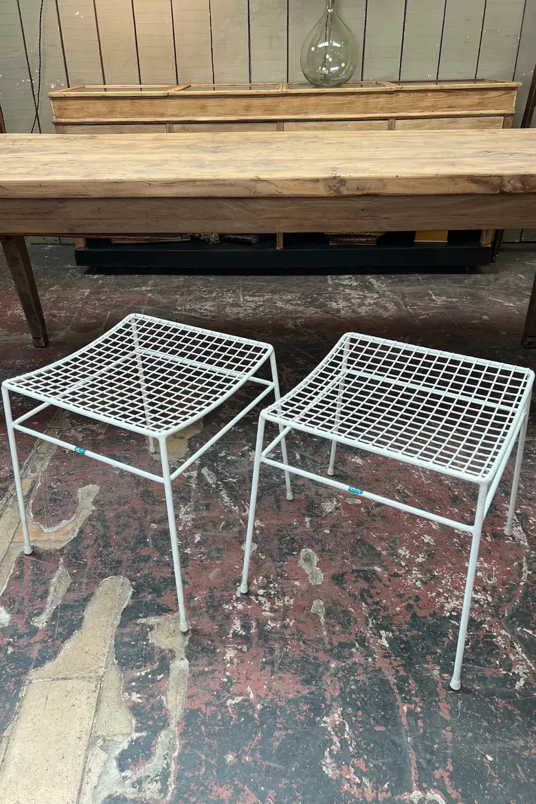 Ensemble de chaises et tabourets 1960