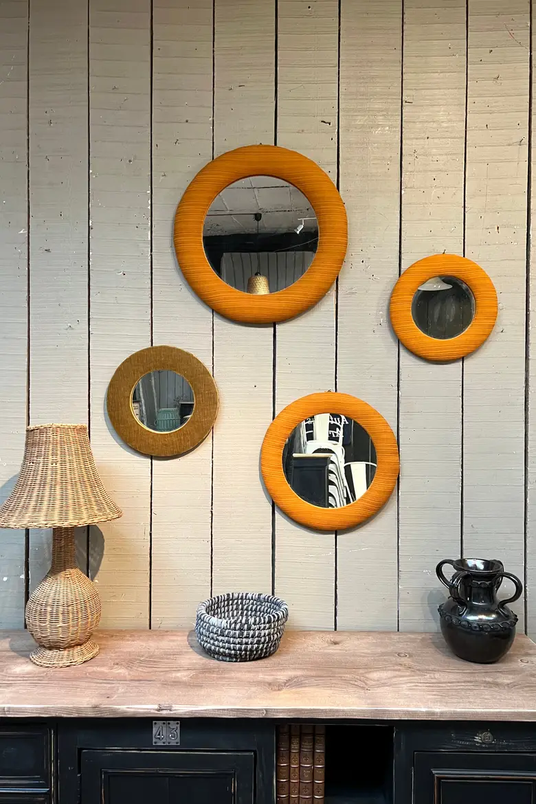 Ensemble de miroirs Années 70