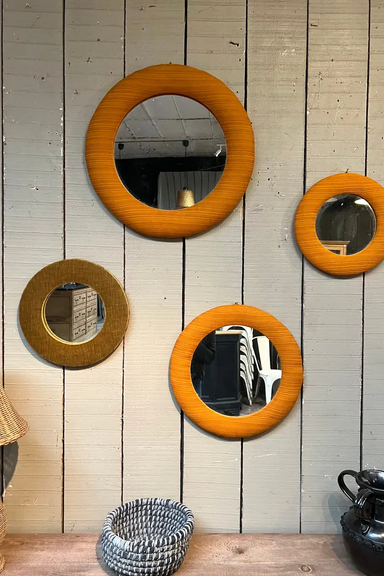 Ensemble de miroirs Années 70